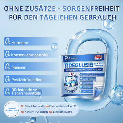 𝐺𝑙𝑖𝑚𝑚𝑒𝑟𝑙𝑦® Tideglusib Zahn & Zahnfleisch Schnelllösliche Repair-Mundstreifen